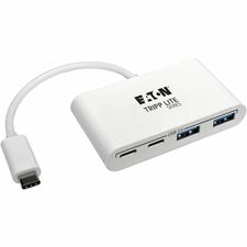 Tripp Lite series 4-Port USB 3.1 Gen 1 Portable Hub, USB-C to (x2) USB-A and (x2) USB-C USB Type C - External - 4 USB Port(s) - 2 USB 3.0 Port(s) - 2 USB 3.1 Port(s)