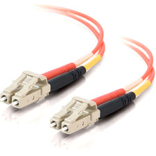 C2G Duplex Fiber Patch Cable 13.12 ft Fiber Optic Network Cable - First End: 2 x LC - Male - Second End: 2 x LC - Male - Patch Cable - Orange - 1 Each
