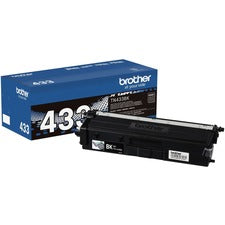 Brother TN433BK Original High Yield Laser Toner Cartridge - Black - 1 Each 4500 Pages