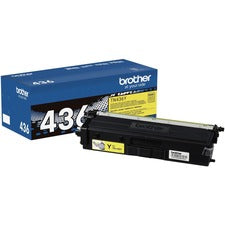 Brother TN436Y Original Laser Toner Cartridge - Yellow - 1 Each 6500 Pages