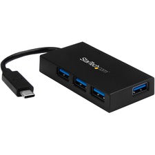 StarTech.com 4-port USB 3.0 Hub USB Type C - External - 4 USB Port(s) - 4 USB 3.0 Port(s) - PC - TAA Compliant