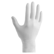 Ansell Dura-Touch Single-use Powder-free Vinyl Gloves 9" Glove Length - Clear, White - Latex-free, Durable, Long Lasting - For Laboratory Application, Manufacturing, Chemical, Food Handling, Industrial - 100/Box - 1 Each