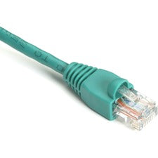 Black Box GigaBase Cat.5e UTP Patch Network Cable 9" Category 5e Network Cable for Patch Panel, Wallplate, Network Device - First End: 1 x RJ-45 Network - Male - Second End: 1 x RJ-45 Network - Male - 1 Gbit/s - Patch Cable - Gold Plated Contact - CM - 24