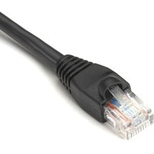 Black Box GigaBase Cat.5e UTP Patch Network Cable 9" Category 5e Network Cable for Patch Panel, Wallplate, Network Device - First End: 1 x RJ-45 Network - Male - Second End: 1 x RJ-45 Network - Male - 1 Gbit/s - Patch Cable - Gold Plated Contact - CM - 24