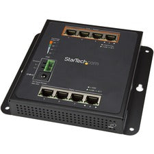 StarTech.com 8-Port (4 PoE+) Gigabit Ethernet Switch - Managed - Wall Mount with Front Access 8 Ports - Manageable - Gigabit Ethernet - 10/100/1000Base-T - 2 Layer Supported - Twisted Pair - PoE Ports - Wall Mountable, Rail-mountable, Magnetic Mount - 2 Y