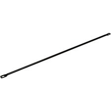 StarTech.com Horizontal Cable Lacing Bars for Racks - 10 Pack Cable Management Bar - Black - 1U Rack Height x 19.10" Length - Steel - 10 / Pack - TAA Compliant