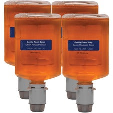 Pacific Blue Ultra Gentle Foam Hand Soap Manual Dispenser Refills Pacific Citrus Scent - 1.27 quart - Squeeze Bottle Dispenser - Dirt Remover, Bacteria Remover - Skin - Orange - Rich Lather, Bio-based, VOC-free, pH Balanced - 4 / Carton