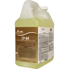 RMC CP-64 Cleaner For Toilet - Concentrate - 64 fl oz (2 quart) - Fresh Lemon Scent - Disinfectant - Yellow - 4 / Carton