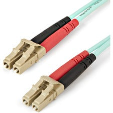 StarTech.com Fiber Optic Duplex Patch Network Cable 3.28 ft Fiber Optic Network Cable for Network Device, Transceiver - First End: 2 x LC Network - Male - Second End: 2 x LC Network - Male - 100 Gbit/s - Patch Cable - LSZH - Multi-mode - 50/125 µm -