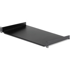 StarTech.com 1U Rack Shelf - 10 in. Deep For Server, A/V Equipment, LAN Switch, Patch Panel - 1U Rack Height - Rack-mountable - Black - Steel - 44.20 lb Static/Stationary Weight Capacity - TAA Compliant