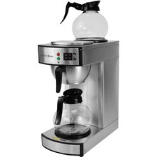 Coffee Pro Twin Warmer Institutional Coffee Maker 2.32 quart - 12 Cup(s) - Multi-serve - Stainless Steel - Stainless Steel Body