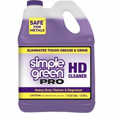 Simple Green Pro HD Heavy-Duty Cleaner & Degreaser For Multipurpose, Multi Surface - Concentrate - Liquid - 128 fl oz (4 quart) - Non-corrosive, Heavy Duty, Fragrance-free - Purple - 2 / Carton