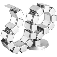 StarTech.com Cable Management Spine Cable Manager - Silver - 5.10" Length - Plastic, Steel - 1 Each