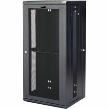 StarTech.com 26U Wall-Mount Server Rack Cabinet - 20 in. Deep - Hinged For Server, LAN Switch, Patch Panel - 26U Rack Height15.70" Rack Depth - Wall Mountable - Black - Steel, Mesh - 198.42 lb Static/Stationary Weight Capacity