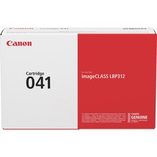 Canon 041 Original Standard Yield Laser Toner Cartridge - Black - 1 Each 10000 Pages