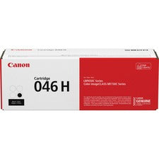 Canon 046H Original High Yield Laser Toner Cartridge - Black - 1 Each 6300 Pages