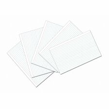 Pacon Ruled Index Cards Front Ruling Surface - Ruled Front Ruling - 0.25" Ruled - Index Card - 5" x 8" Sheet Size - White Paper - Sturdy - 100 / Pack
