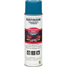 Rust-Oleum Industrial Choice Precision Line Marking Paint 1 Color(s) - Caution Blue - 17 fl oz - 1 Each