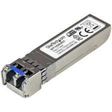 StarTech.com MSA Compliant SFP+ Transceiver Module - 10GBASE-ZR For Optical Network, Data Networking - 1 x LC Duplex 10GBase-ZR Network - Optical Fiber - Single-mode - 10 Gigabit Ethernet - 10GBase-ZR - Hot-swappable - 1 Each