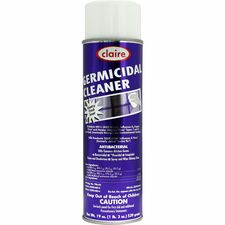 Claire Germicidal Cleaner 19 fl oz (0.6 quart) - Country Garden Scent - Deodorize, Anti-bacterial, Non-scratching, CFC-free, Non-flammable - White Can - 1 Each