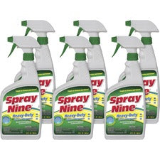 Permatex Heavy-Duty Cleaner/Degreaser w/Disinfectant 22 fl oz (0.7 quart) - Disinfectant - Clear Bottle - 6 / Bundle