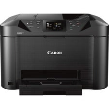 Canon MAXIFY MB5120 Wireless Inkjet Multifunction Printer - Color Copier/Fax/Printer/Scanner - 600 x 1200 dpi Print - Automatic Duplex Print - 250 sheets Input - Color Scanner - 1200 dpi Optical Scan - Color Fax - Ethernet - Wireless LAN - Mopria - USB -