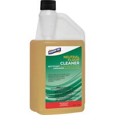 Genuine Joe Neutral Floor Cleaner For Multi Surface - Concentrate - 32 fl oz (1 quart) - Recommended For: Dirt Remover - pH Neutral - Yellow - 1 Each
