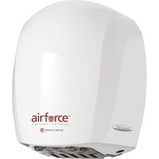 World Dryer Airforce Hand Dryer - White Aluminum
