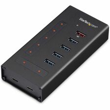 StarTech.com 7-Port USB-C Hub - Metal - USB-C to 5x USB-A and 2x USB-C - USB 3.0 USB 3.2 (Gen 1) Type C - External - 8 USB Port(s) - PC, Mac, ChromeOS, iPadOS, Linux