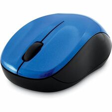 Verbatim Silent Wireless Blue LED Mouse - Blue Blue LED/Optical - Wireless - Radio Frequency - Blue - USB Type A - Scroll Wheel - 3 Button(s) - 1 Each