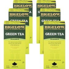 Bigelow Classic Green Tea Bag Green Tea - 8 oz Per Bag - 28/Box - 6 / Carton