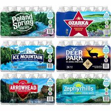 Primo Brands Premium Bottled Spring Water Ready-to-Drink - 16.91 fl oz (500 mL) - 24/Carton - 78 / Pallet