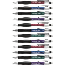 Paper Mate Comfortable Ultra Mechanical Pencils 0.7 mm Black Lead - #2 - Assorted Barrel - 1 Dozen