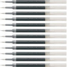 EnerGel Liquid Gel Pen Refill 0.50 mm , Fine Point - Black Ink - Smudge Proof, Smear Proof, Quick-drying Ink, Glob-free, Smooth Writing - 12 / Box