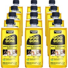 Goo Gone Gum/Glue Remover For Multipurpose - 8 fl oz (0.3 quart) - Citrus Scent - Recommended For: Grease Remover - Easy to Use - Orange - 12 / Carton