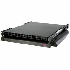 APC by Schneider Electric ACF201BLK Rack Side Air Distribution System 260 CFM - Rack-mountable - Black - IT - Black - 2U - 120 V - 150 W - 1 Each