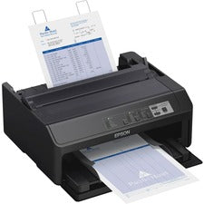 Epson FX-890II 9-pin Dot Matrix Printer - Monochrome - Energy Star 738 cps Mono - 8.50" , 6.50" , 9.50" Width x 11" , 3.60" , 4.10" Length - USB - Parallel