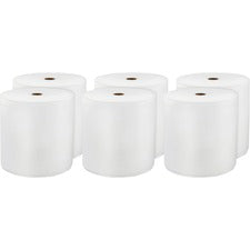 LoCor Hardwound Roll Towels 1 Ply - 8" Width x 800 ft Length - White - Virgin Fiber - 6 / Carton
