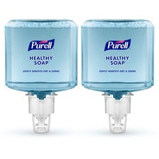 PURELL® ES6 HEALTHY SOAP™ Fresh Scent Foam Fresh Scent - 1.27 quart - Dirt Remover, Kill Germs - Skin - Moisturizing - Blue - Dye-free, Pleasant Scent, Bio-based, Phthalate-free, Paraben-free, Triclosan-free - 2 / Carton