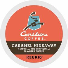 Caribou Coffee® K-Cup Caramel Hideaway Medium - K-Cup - 24 / Box