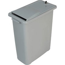 HSM Shred Disposal Bin Tamper Proof Lid, Lockable Container - Gray