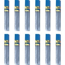 Pentel Super Hi-Polymer Leads 0.7 mm , Medium Point - 2H - Black Lead - 12/Tube - 12 / Box