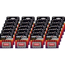 Rayovac Fusion Advanced Alkaline AA Battery 8-Packs For Multipurpose - AA - 8/Pack - 24 / Carton