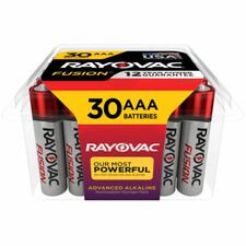 Rayovac Fusion Alkaline AAA Batteries For Multipurpose - AAA - 30 / Pack