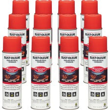 Rust-Oleum Industrial Choice Precision Line Marking Paint 1 Color(s) - Safety Red - 17 fl oz - 12 / Carton