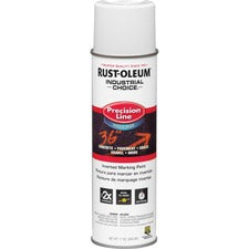 Rust-Oleum Industrial Choice Precision Line Marking Paint 1 Color(s) - White - 17 fl oz - 12 / Carton