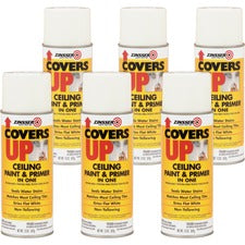 Zinsser COVERS UP Ceiling Paint/Primer in One 1 Color(s) - White - 13 fl oz - 6 / Carton