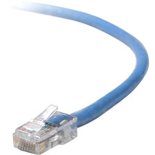 Belkin RJ45 CAT-5e Patch Cable Blue 50 50 ft Category 5e Network Cable for Network Device - First End: 1 x RJ-45 Network - Male - Second End: 1 x RJ-45 Network - Male - Patch Cable - Gold Plated Connector - 24 AWG - Blue - 1 Each