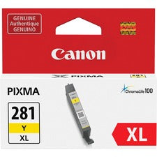 Canon CLI-281XL Original Inkjet Ink Cartridge - Yellow - 1 Each Inkjet - 1 Each