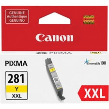 Canon CLI-281 XXL Original Inkjet Ink Cartridge - Yellow - 1 Each Inkjet - 1 Each
